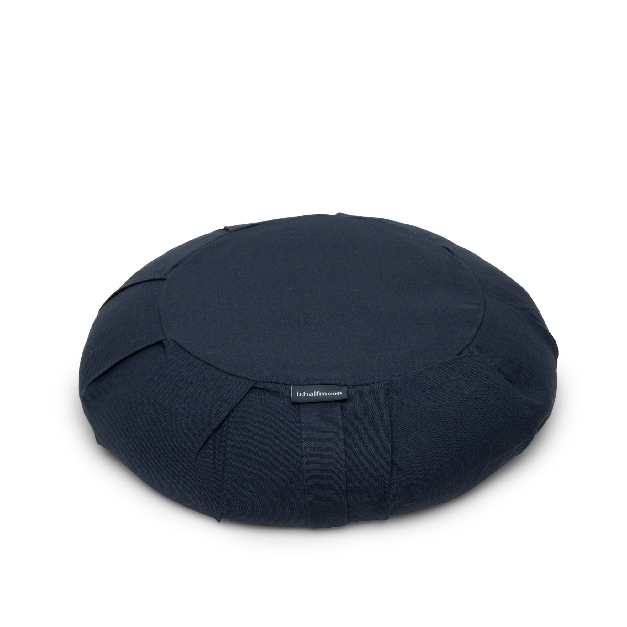 b, halfmoon Round Meditation Cushion Ink